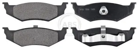 Гальмівні колодки, дискове гальмо (набір) A.B.S. A.B.S. 38782