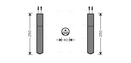 Осушувач кондиціонера AVA QUALITY COOLING AVA COOLING TOD415