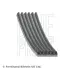 Поліклиновий ремінь (6PK1750) FORD FIESTA IV, JEEP PATRIOT, LAND ROVER DISCOVERY I 1.25-2.2D 06.89-12.17 BLUE PRINT AD06R1750 (фото 1)