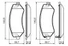 Гальмівні колодки, дискові BOSCH 0 986 494 357 (фото 7)