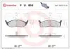Гальмівні колодки, дискове гальмо (набір) BREMBO P11008 (фото 1)