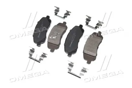 Колодка гальм. диск. MITSUBISHI OUTLANDER передн. BREMBO P 18 001