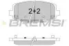 Гальмівні колодки зад. Fiat Freemont 11-/Dodge Caravan 08- (130.1x55.2x17.1) BREMSI BP3544 (фото 1)