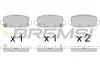 Гальмівні колодки зад. Jeep Compass 16- (TRW) BREMSI BP3818 (фото 1)