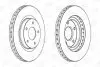 Диск гальмівний передній (кратно 2шт.) Jeep Compass (06-), Patriot (07-17)/ Mitsubishi ASX (09-) CHAMPION 562790CH (фото 2)