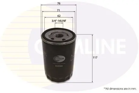 Фільтр масла COMLINE EOF004