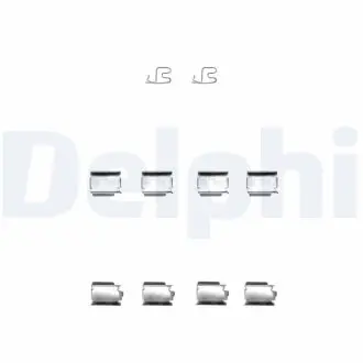 Ремкомплект гальмівних колодок Delphi LX0343