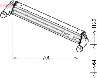Інтеркулер DENSO DIT06010