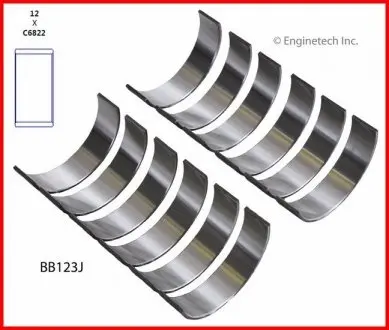 Власники шатунні 0,25MM Enginetech BB123J025