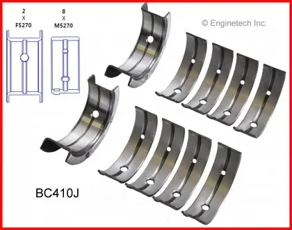Вкладыши коренные +0,25мм Enginetech BC410J25MM