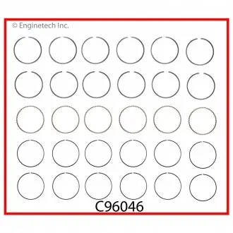 Кільця поршневі STD Enginetech C96046STD