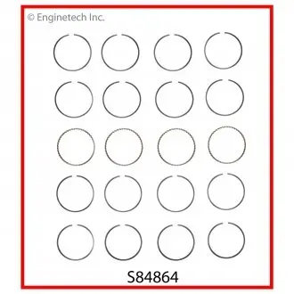 Кільця поршневі STD 1,5X1,5X3,0 к-кт Enginetech S84864