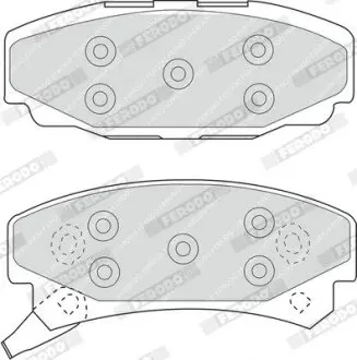 Колодки гальмівні дискові CADILLAC SEVILLE II (K) 79-90;JEEP CHEROKEE (XJ) 84-01,GRAND CHEROKEE I (ZJ) 92- FERODO FDB921