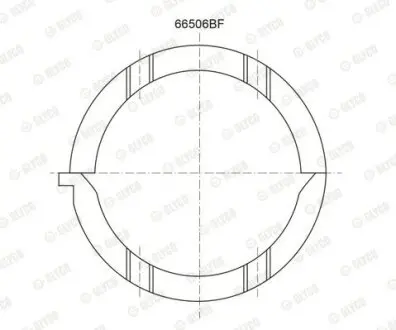 Опора колінвалу Glyco A2082STD