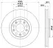 Диск гальмівний (передній) Fiat 500X/Jeep Compass/Renegade 14- (305x28) PRO HELLA 8DD355126731 (фото 4)