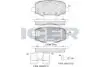 Фото 1 - дискові гальмівні колодки ICER 182176 Дискові гальмівні колодки ICER 182176 (фото 1)