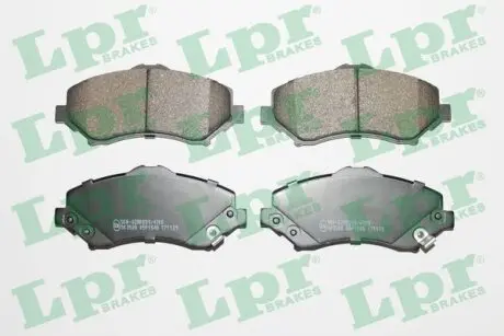Гальмівні колодки, дискове гальмо (набір) LPR 05P1548