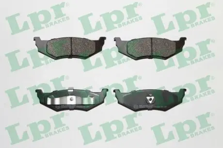Гальмівні колодки, дискове гальмо (набір) LPR 05P894