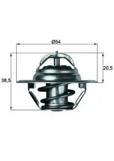 Термостат системи охолодження MAHLE MAHLE / KNECHT TX387D