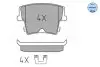 Колодки гальмівні CHRYSLER T. 300C 04-12 MEYLE 0252416318 (фото 2)