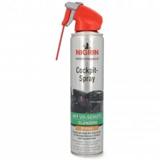 Performance Cockpit-Spray Orange 40-денний очищувач протектант для пластику апельсин 400 мл Nigrin 73894