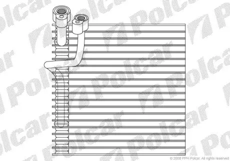 Випарник кондиціонера 2405P8-2 Polcar 2405P82
