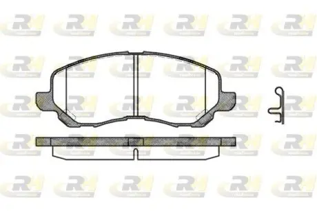 Гальмівні колодки дискові 2804.12 ROADHOUSE 280412