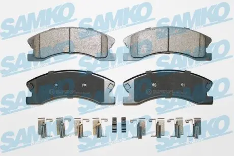 Гальмівні колодки, дискове гальмо (набір) SAMKO 5SP1365