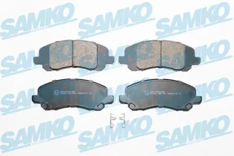 Гальмівні колодки, дискове гальмо (набір) SAMKO 5SP1430