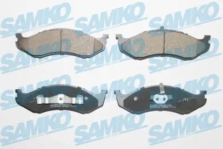 Гальмівні колодки, дискове гальмо (набір) SAMKO 5SP459