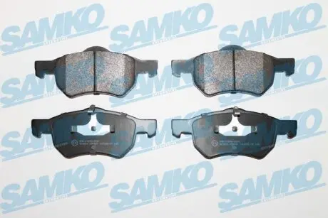 Гальмівні колодки, дискове гальмо (набір) SAMKO 5SP841