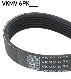 Поліклиновий ремінь (6PK2604) JEEP GRAND CHEROKEE II 2.7D 10.01-09.05 SKF VKMV6PK2604