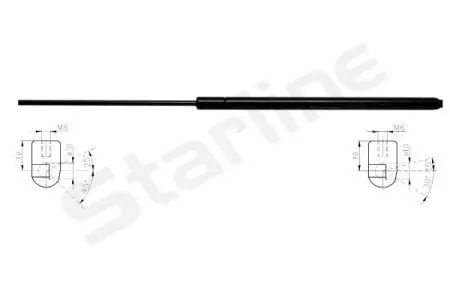 Амортизатор багажника Starline 6631805