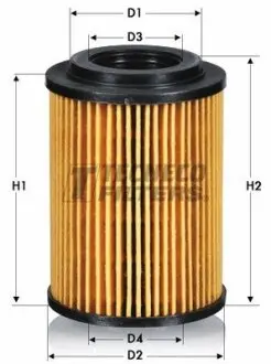 Фільтр масляний DB C250/E220/E250/X204/Sprinter CD Tecneco OL011277E