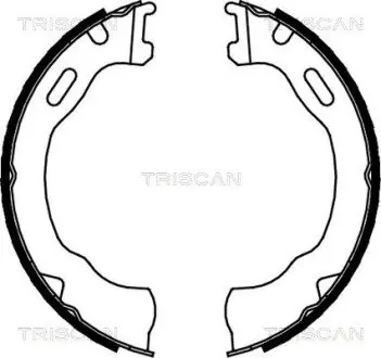 Гальмівні колодки ручного гальма TRISCAN 810080007
