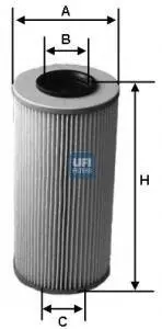 Фільтр масляний UFI 2558300